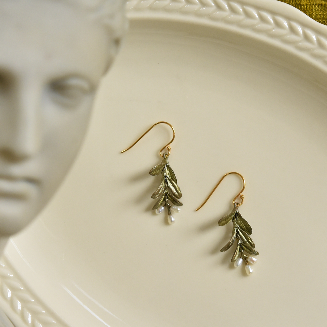 Garden Vine Earrings - Goldmakers Fine Jewelry