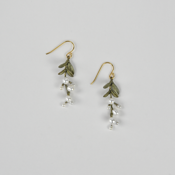 Garden Vine Pearl Drops - Goldmakers Fine Jewelry