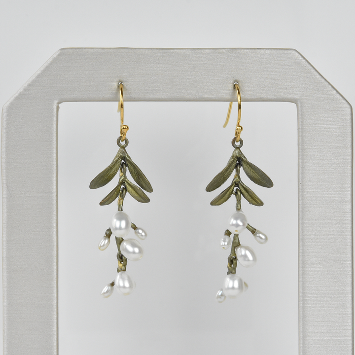 Garden Vine Pearl Drops - Goldmakers Fine Jewelry