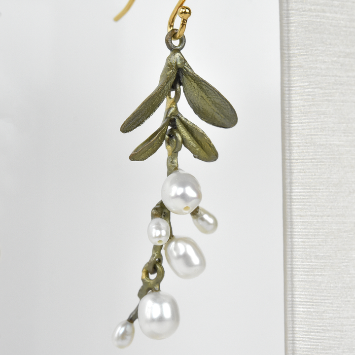 Garden Vine Pearl Drops - Goldmakers Fine Jewelry