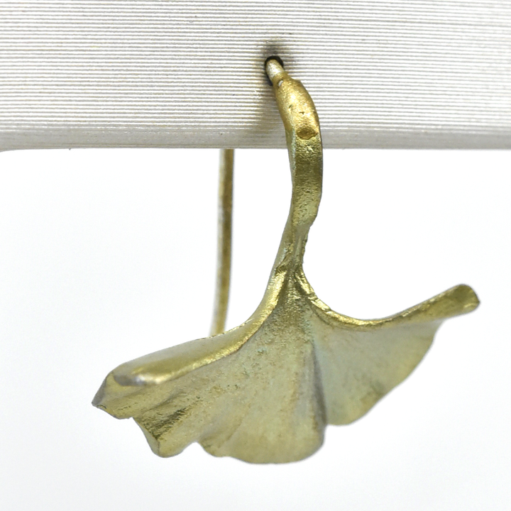 Small Ginkgo Earrings - Goldmakers Fine Jewelry