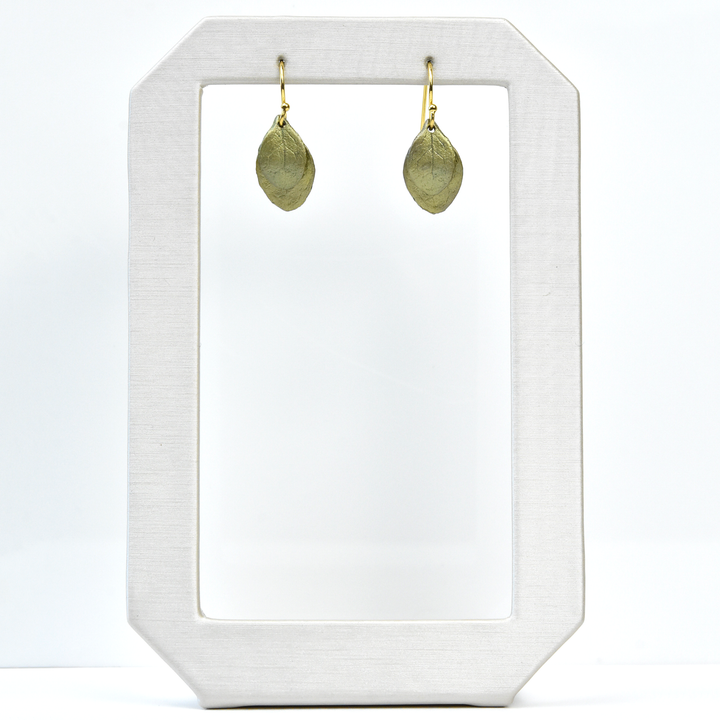 Two Leaf Irish Thorn Earrings - Goldmakers Fine Jewelry