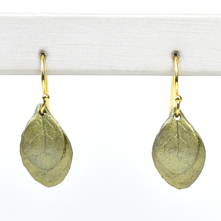 Two Leaf Irish Thorn Earrings - Goldmakers Fine Jewelry