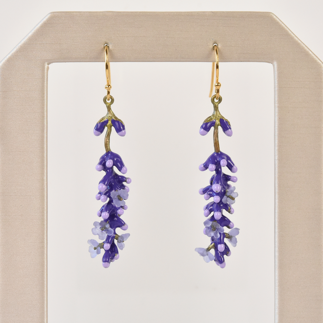 Lavender Earrings - Goldmakers Fine Jewelry