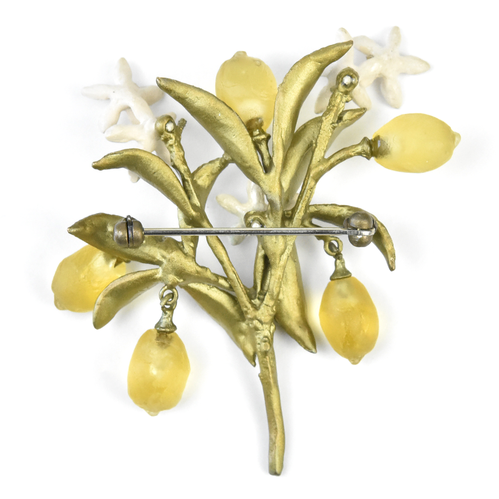Lemon Drop Brooch - Goldmakers Fine Jewelry