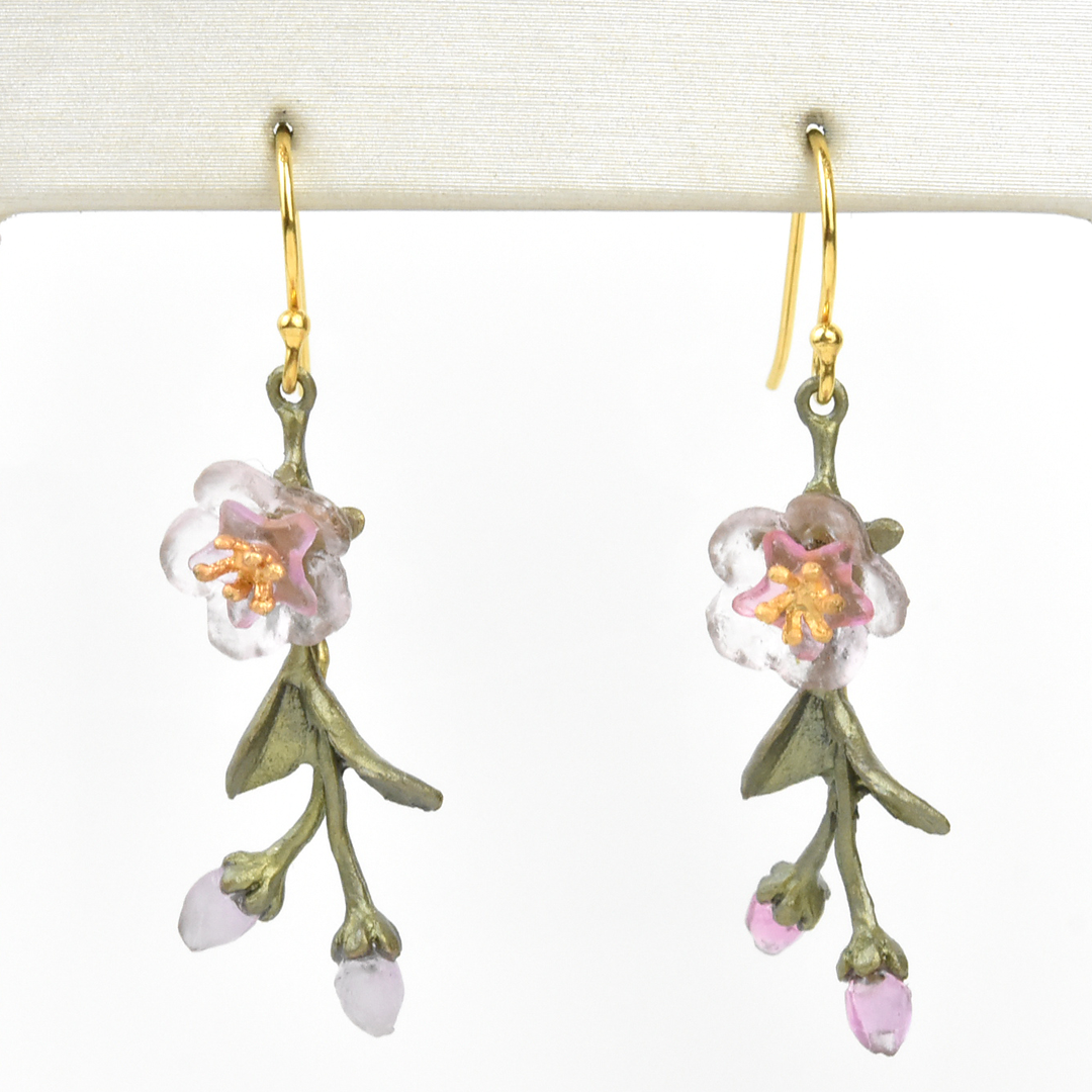 Peach Blossom Earrings - Goldmakers Fine Jewelry