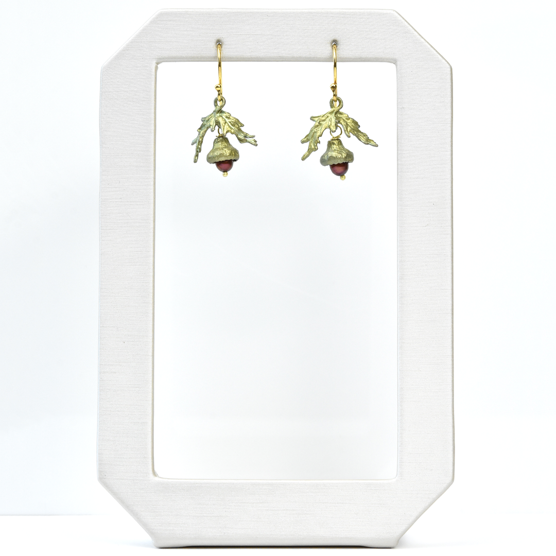 Dainty Acorn Earrings - Goldmakers Fine Jewelry