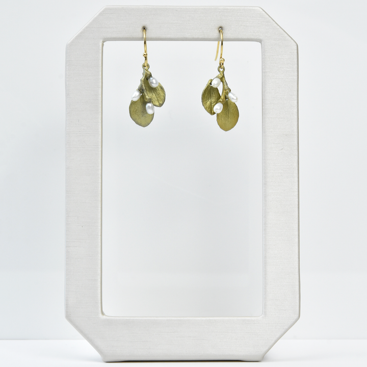 Irish Thorn Earrings with Pearls - Goldmakers Fine Jewelry