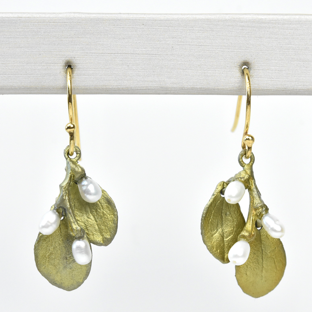 Irish Thorn Earrings with Pearls - Goldmakers Fine Jewelry