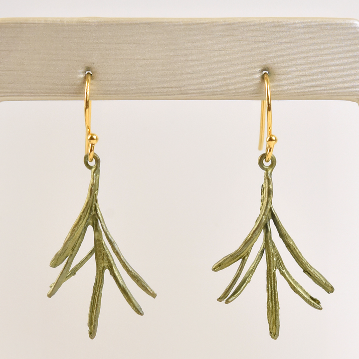 Small Rosemary French Wire Earrings - Goldmakers Fine Jewelry