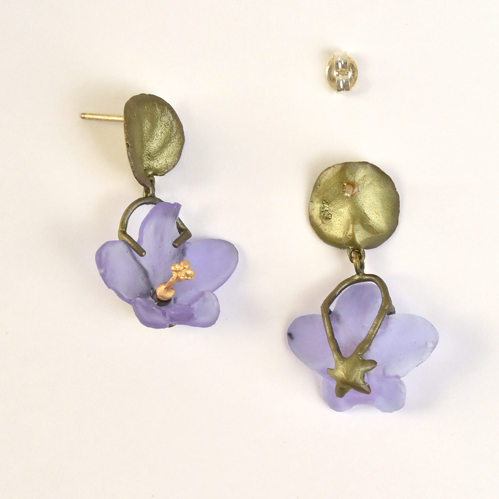 African Violet Drops - Goldmakers Fine Jewelry