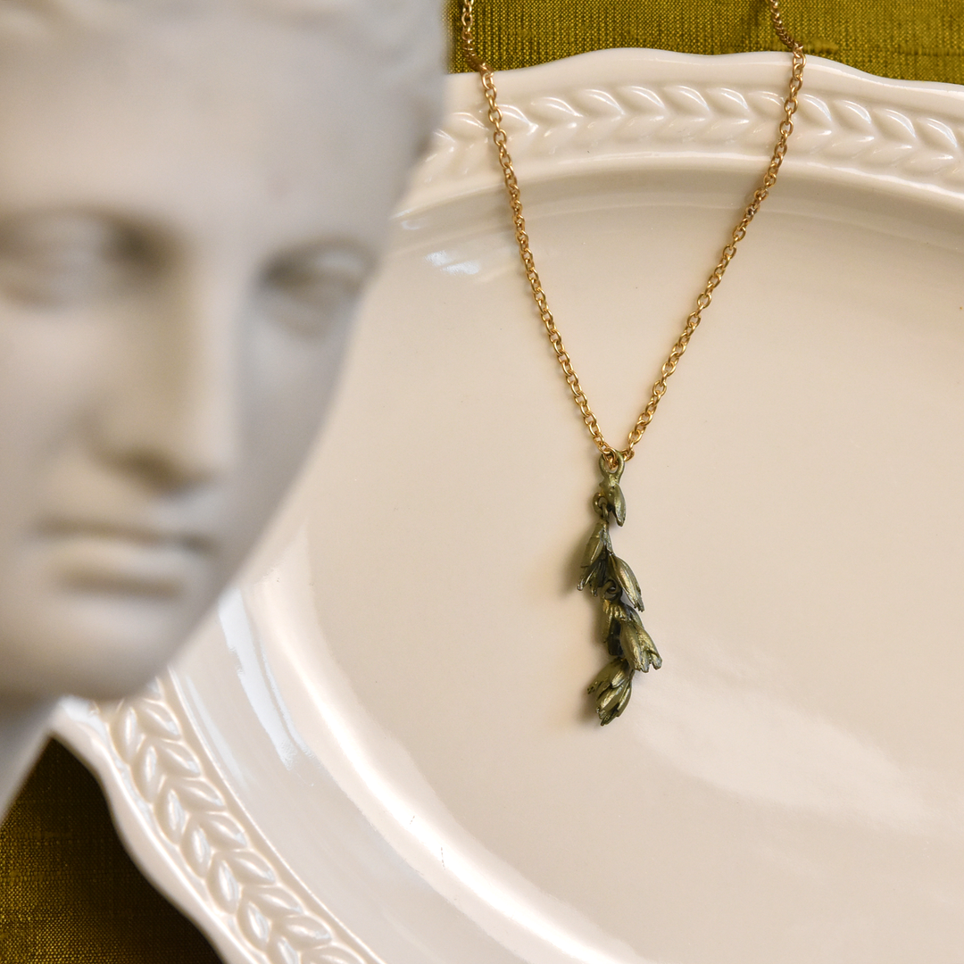 Bronze Wheat Pendant - Goldmakers Fine Jewelry