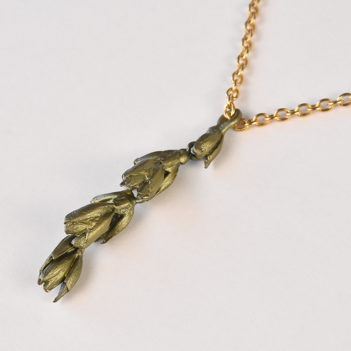 Bronze Wheat Pendant - Goldmakers Fine Jewelry