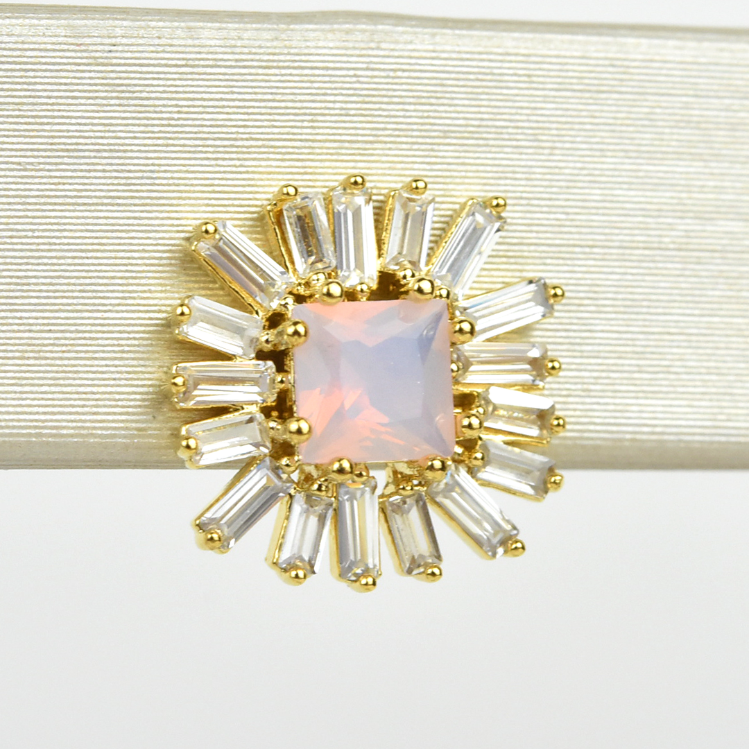 Amalie Rose Opal Studs - Goldmakers Fine Jewelry