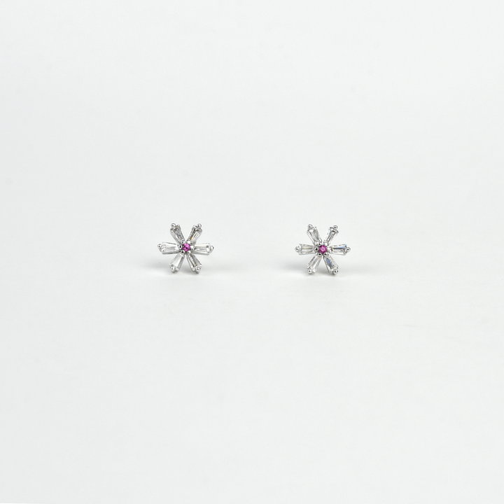 Crystal Daisy Studs - Goldmakers Fine Jewelry