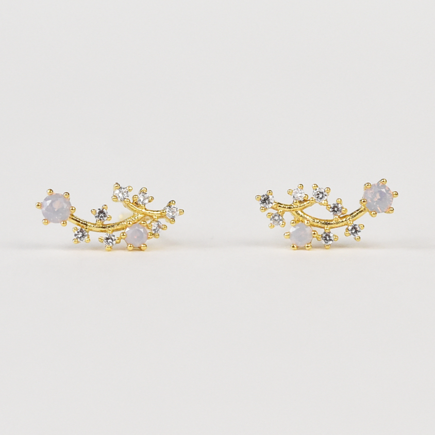 Petite Sakura Studs - Goldmakers Fine Jewelry