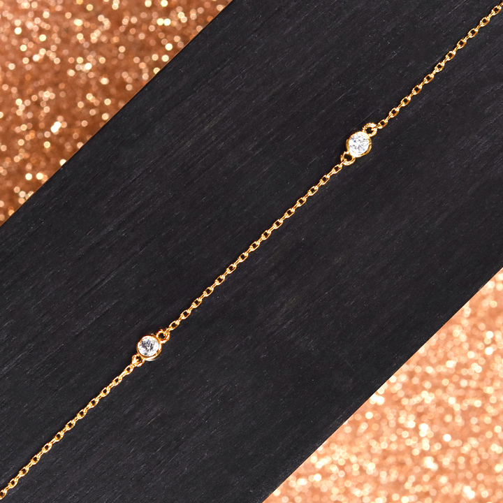 Valentina Station Necklace - Goldmakers Fine Jewelry