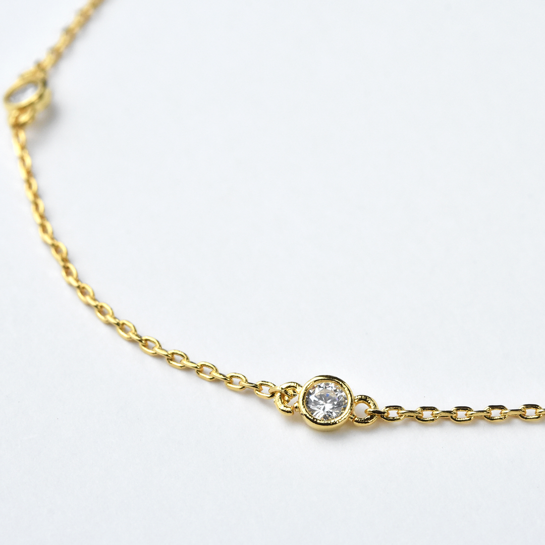 Valentina Station Necklace - Goldmakers Fine Jewelry