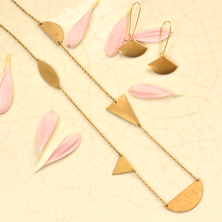 Geo Dance Necklace - Goldmakers Fine Jewelry