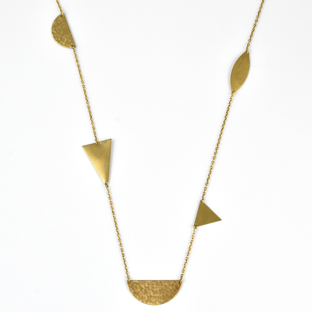 Geo Dance Necklace - Goldmakers Fine Jewelry