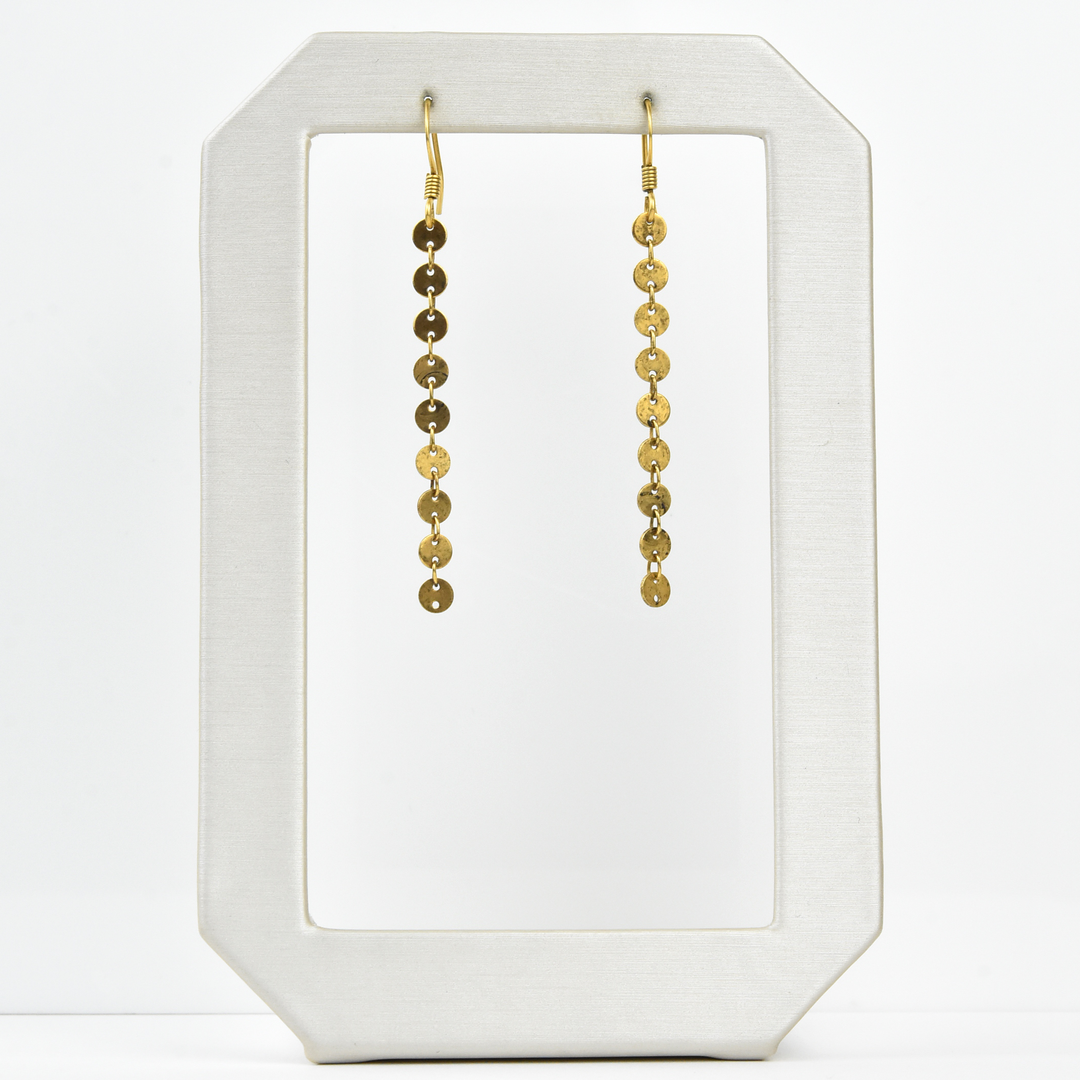 Layered Discs Earrings - Goldmakers Fine Jewelry