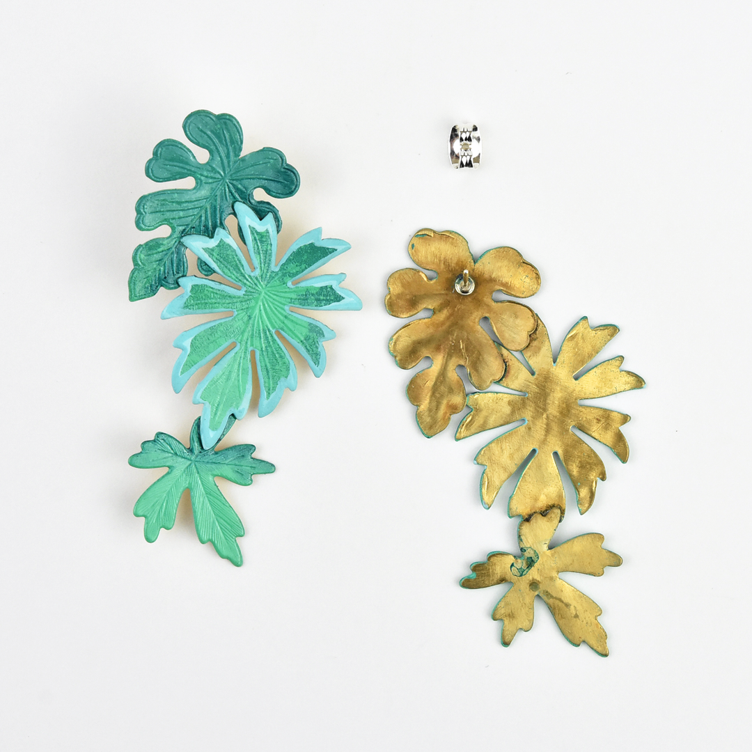 Jardin Verdoyant Earrings - Goldmakers Fine Jewelry