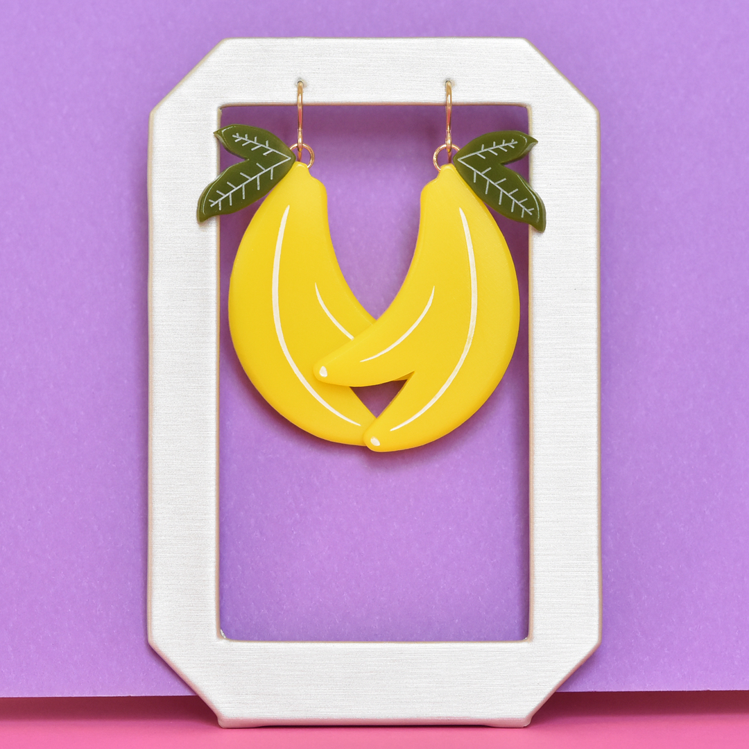 Banana Earrings - Goldmakers Fine Jewelry