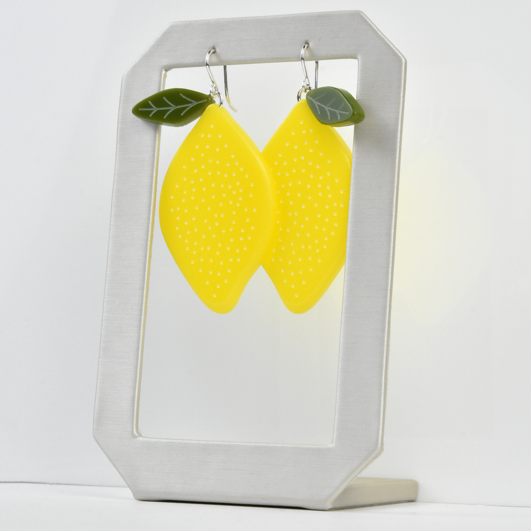 Large Lemon Earrings - Goldmakers Fine Jewelry