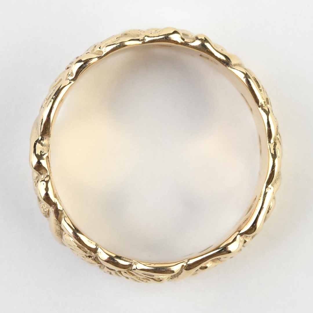 Papyrus Ring in 10K Yellow Gold - Goldmakers Fine Jewelry
