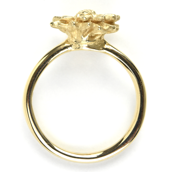 Sunflower Ring in Yellow Gold - Goldmakers Fine Jewelry