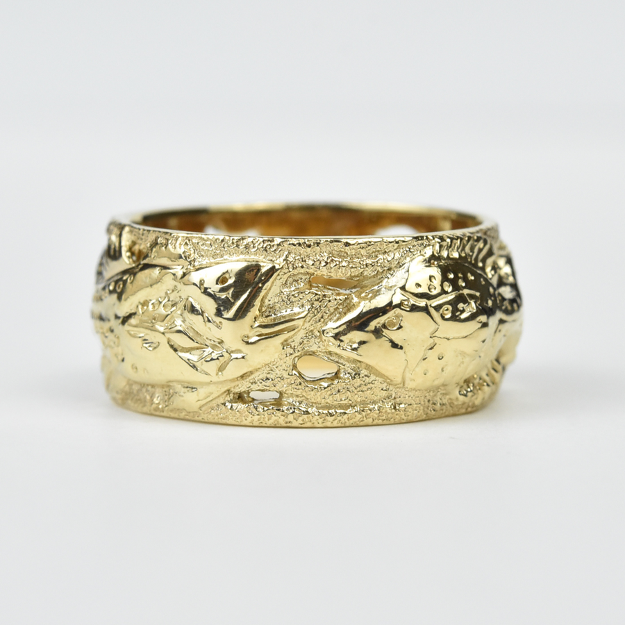 Fisherman's Ring in 14K Yellow Gold - Goldmakers Fine Jewelry