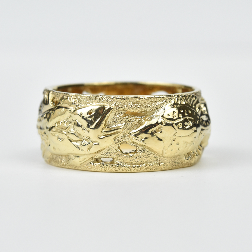 Fisherman's Ring in 14K Yellow Gold – Goldmakers Fine Jewelry