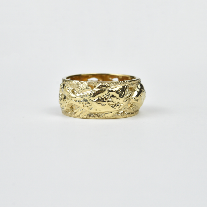 Fisherman's Ring in 14K Yellow Gold - Goldmakers Fine Jewelry