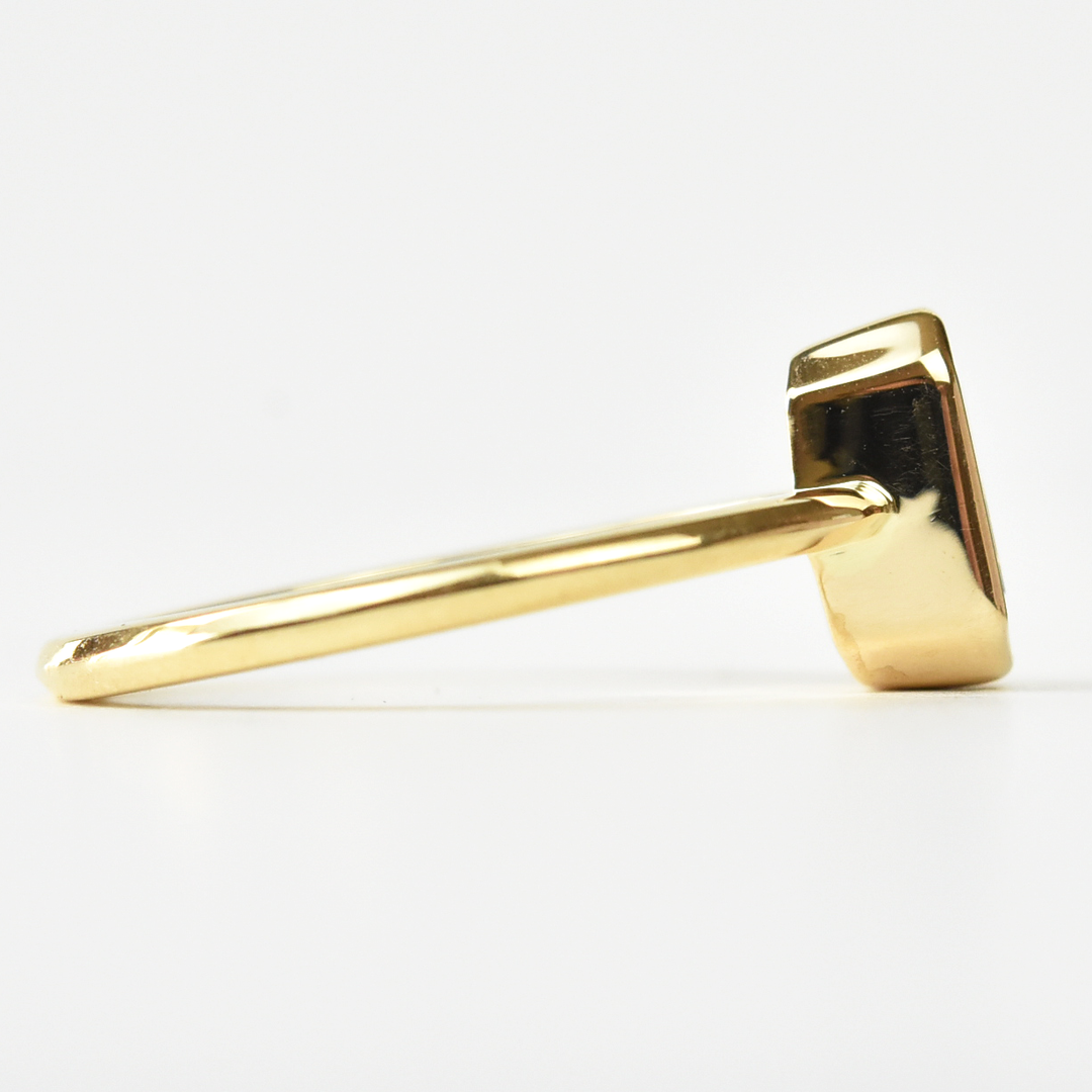 Radiant Cut Diamond Solitaire in Yellow Gold - Goldmakers Fine Jewelry
