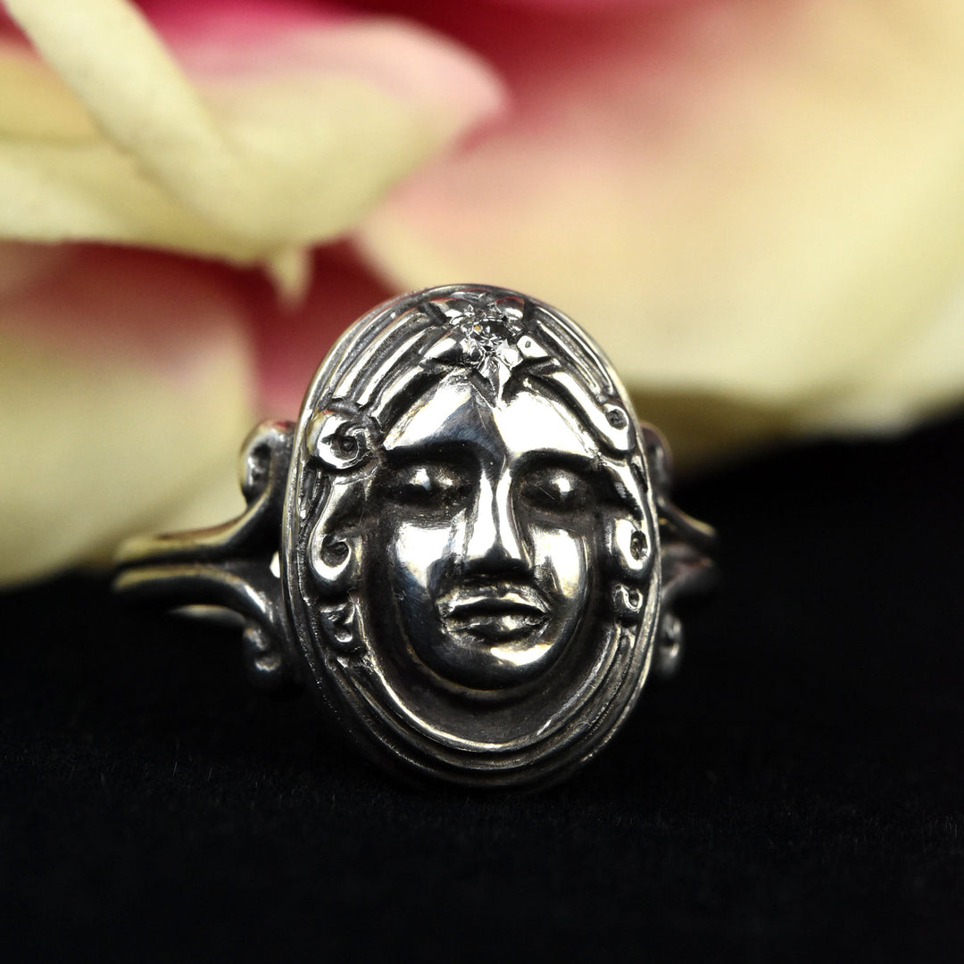 Magic Mirror Ring in Silver with Diamond - Goldmakers Fine Jewelry