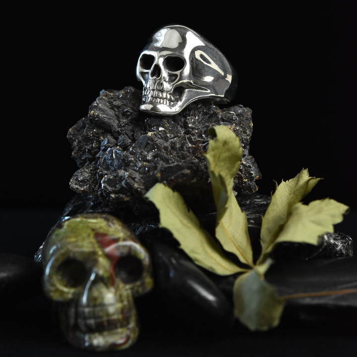 Skull Ring in Sterling Silver - Goldmakers Fine Jewelry