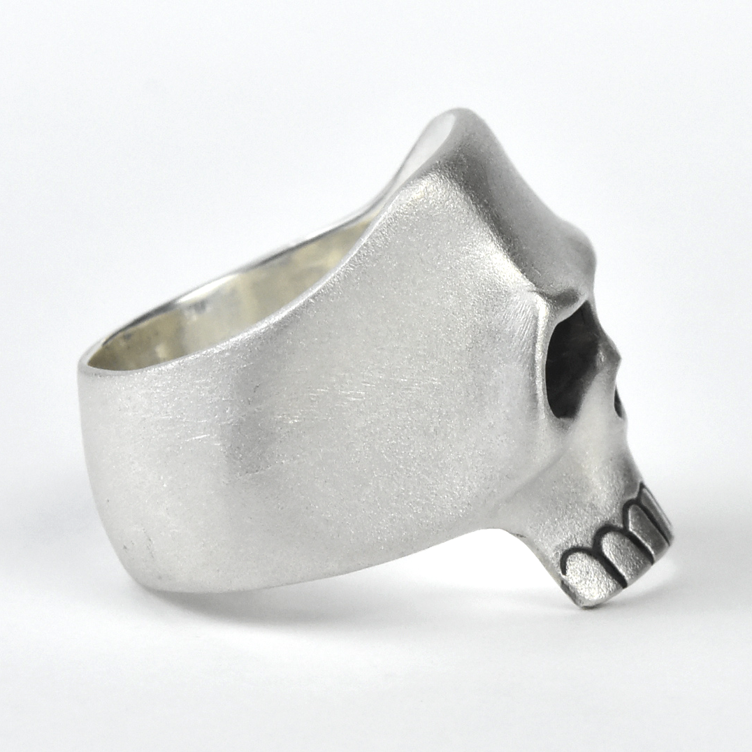 Matte Finish Skull Ring - Goldmakers Fine Jewelry