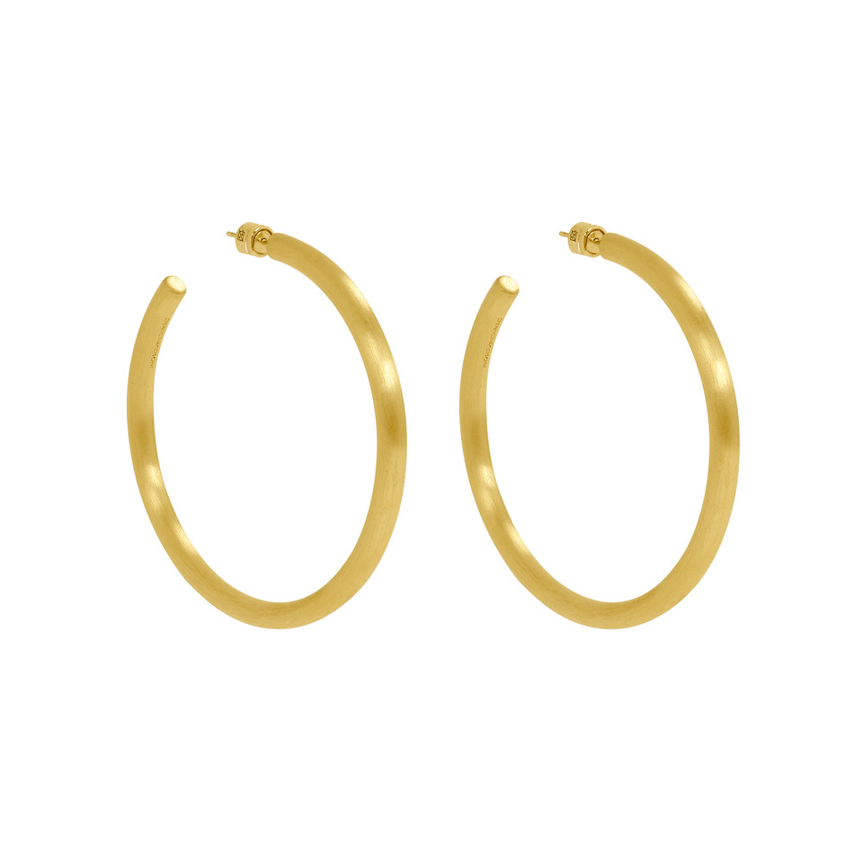 Extra Large Dune Hoops - Goldmakers Fine Jewelry