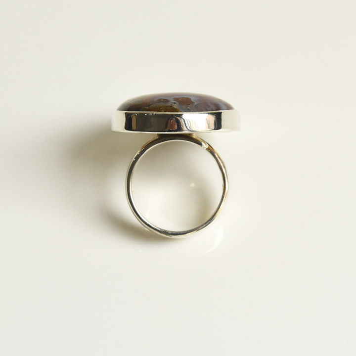 Large Jasper Agate Ring - Goldmakers Fine Jewelry