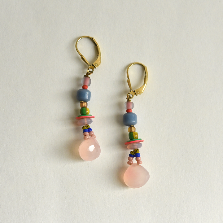Pastel Beaded Earrings - Goldmakers Fine Jewelry