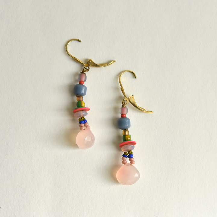 Pastel Beaded Earrings - Goldmakers Fine Jewelry