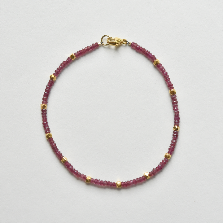 Ruby and Vermeil Bracelet - Goldmakers Fine Jewelry