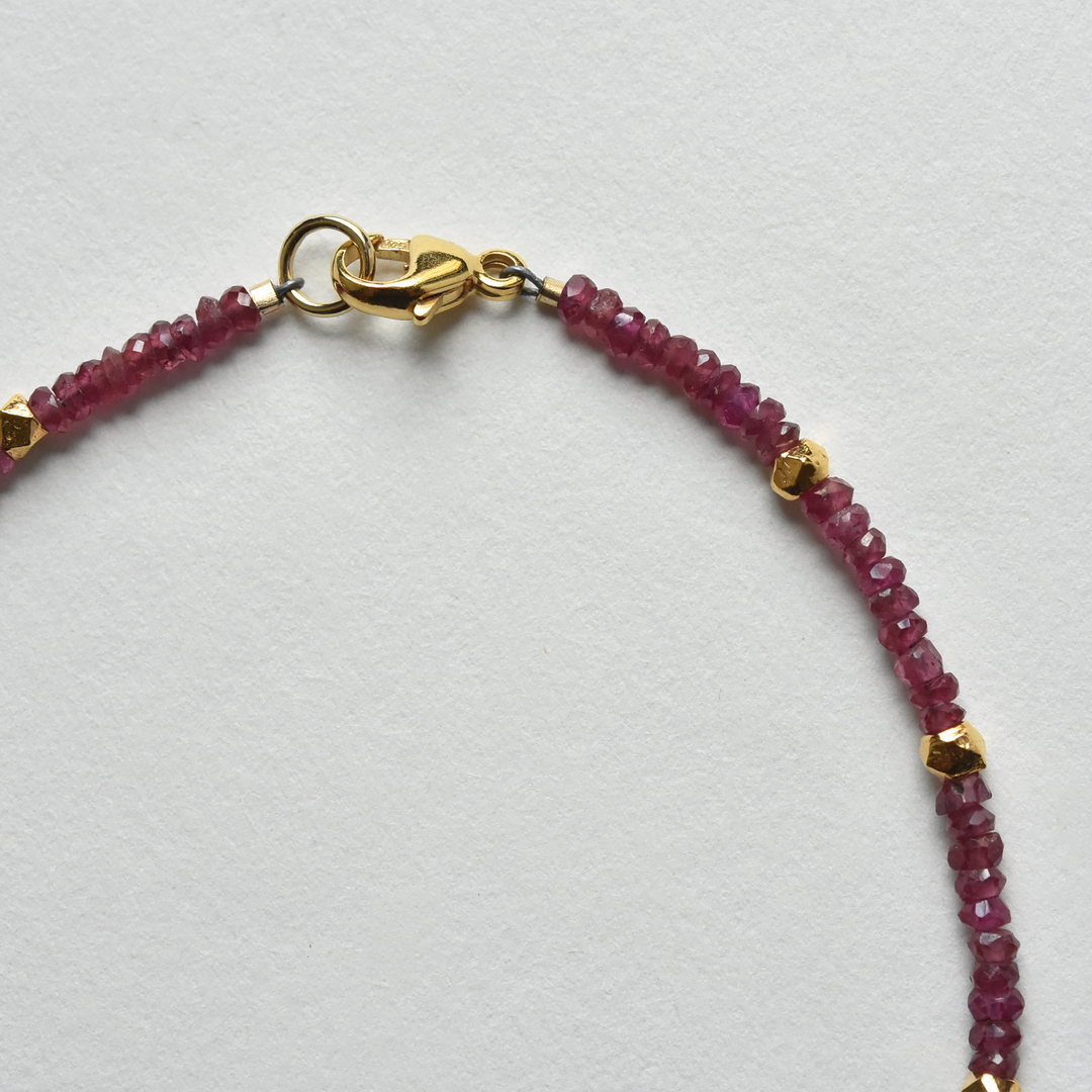 Ruby and Vermeil Bracelet - Goldmakers Fine Jewelry