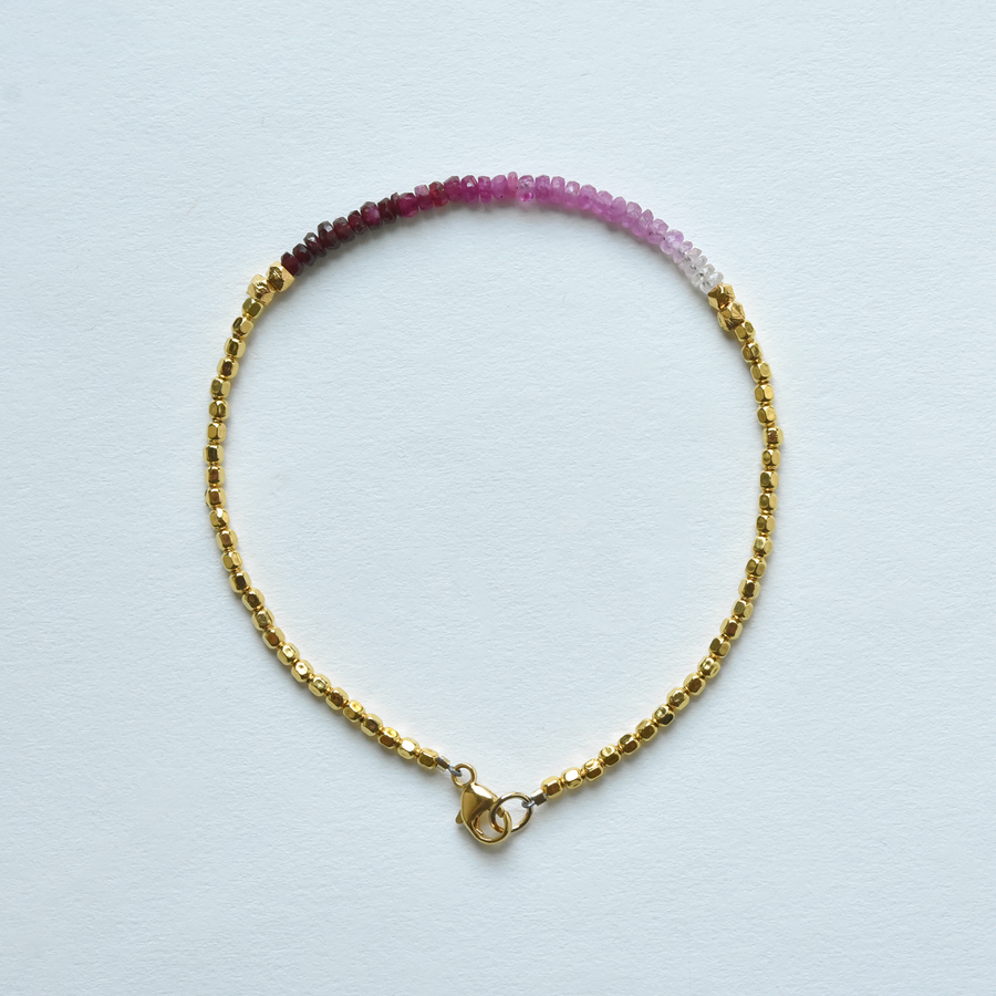 Ruby Ombre Bracelet - Goldmakers Fine Jewelry